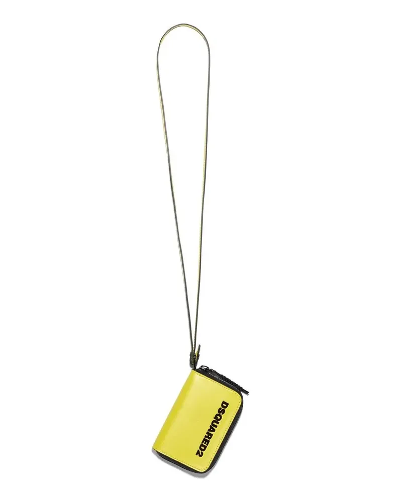Dsquared2 Portemonnaie mit Logo - Gelb Gelb