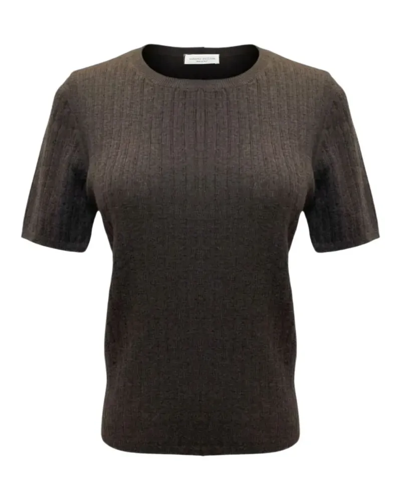 Roberto Collina Gerippter Pullover - Braun Braun