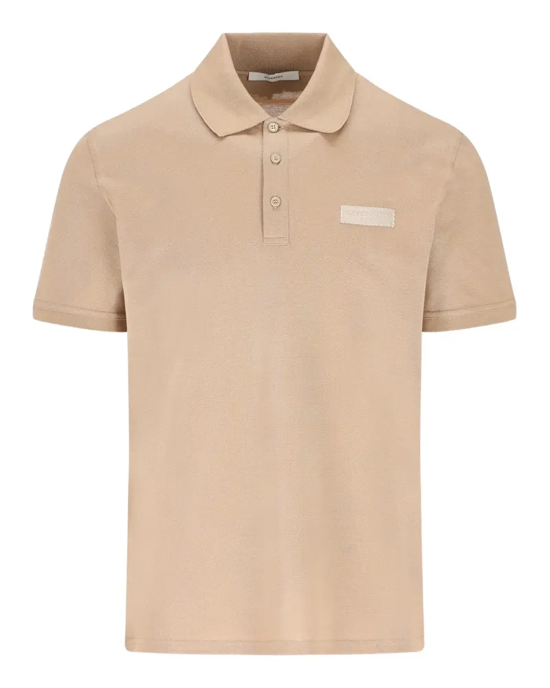 Givenchy Poloshirt mit Ripsband - Nude Nude