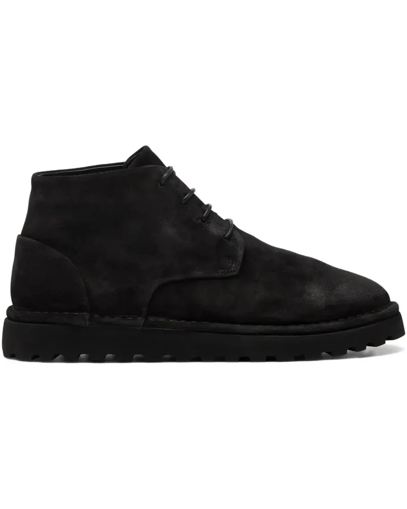 Marsèll Pallottola Pomice Wildlederstiefel - Schwarz Schwarz