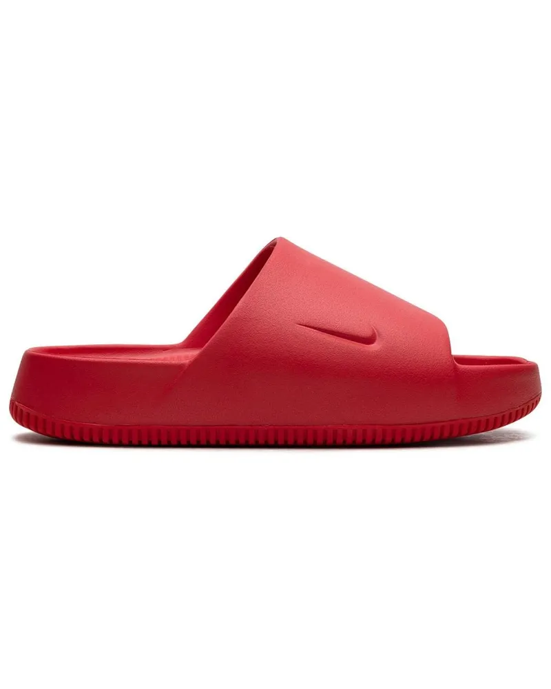Nike Calm "University Red" Pantoletten - Rot Rot