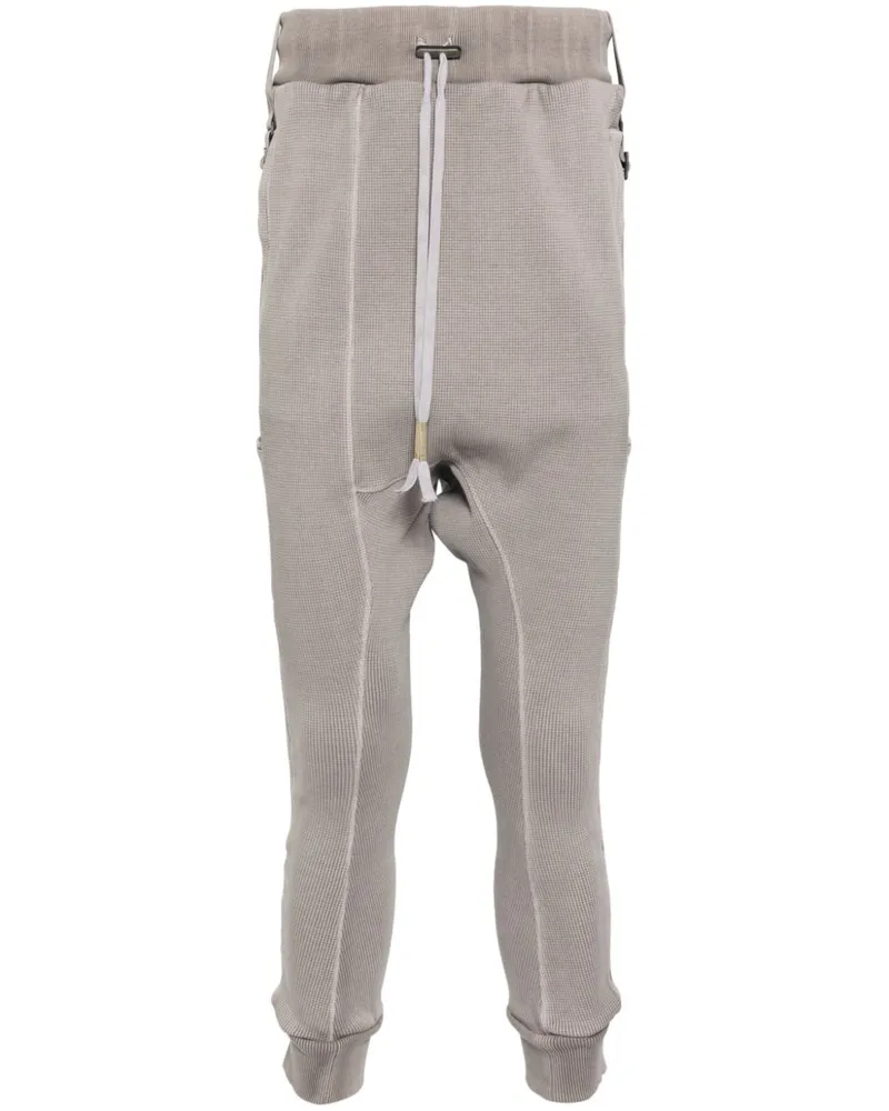 Boris Bidjan Saberi Jogginghose mit Cropped-Detail - Grau Grau