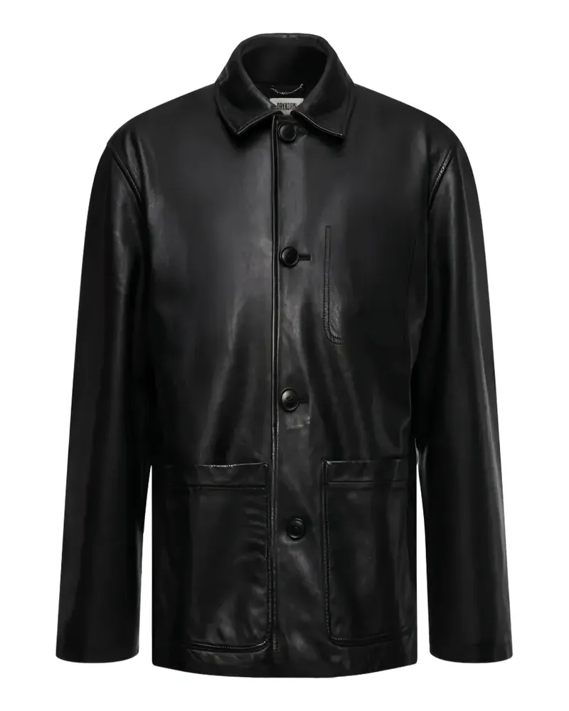 Drykorn Makona leather jacket - Schwarz Schwarz