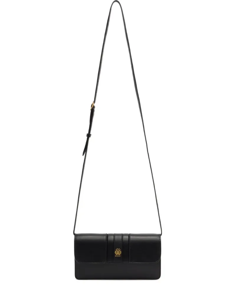Bally Crest Flap Mini-Tasche - Schwarz Schwarz