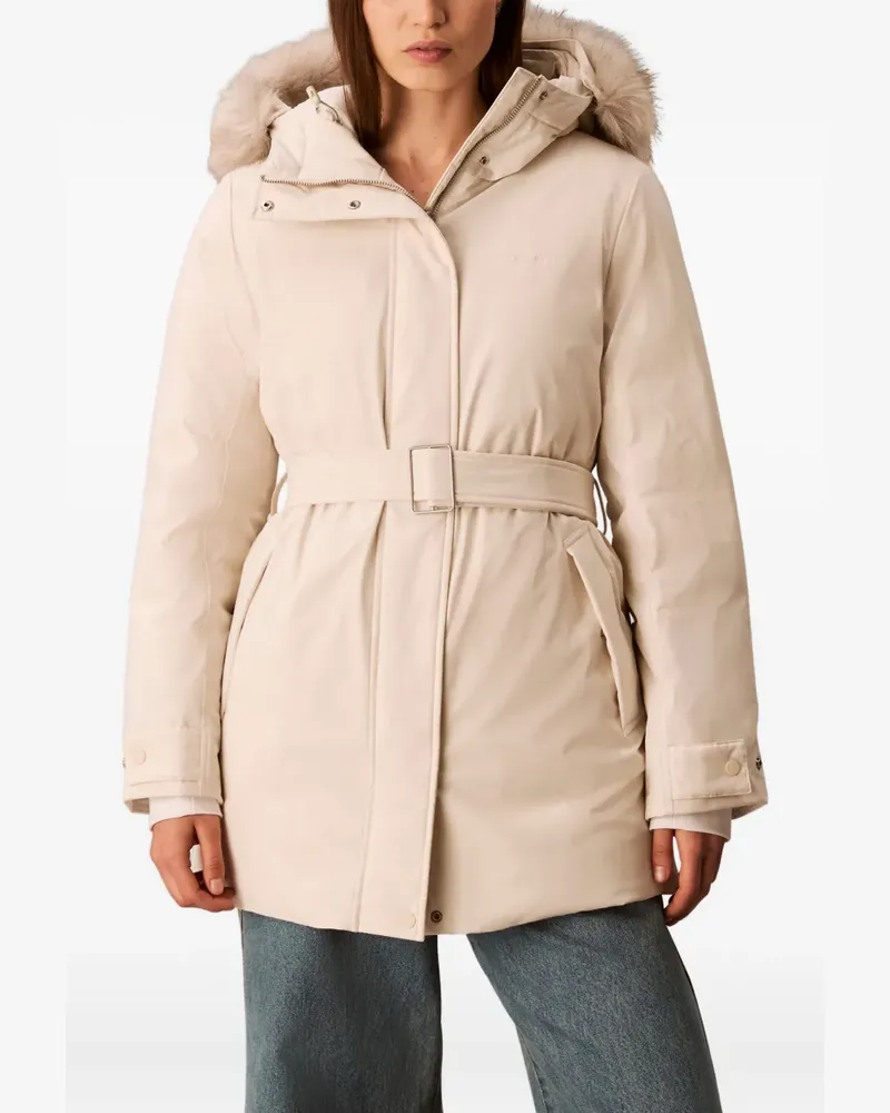 Calvin Klein Jacke mit Gürtel - Nude Nude