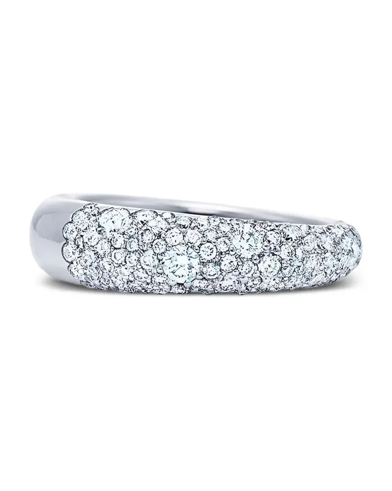 KWIAT 18kt Weißgoldring mit Diamanten - Silber Silber
