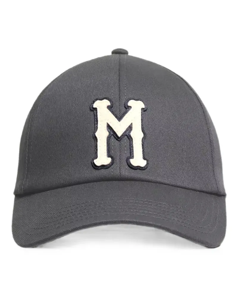 Moncler cotton gabardine baseball cap - Grau Grau