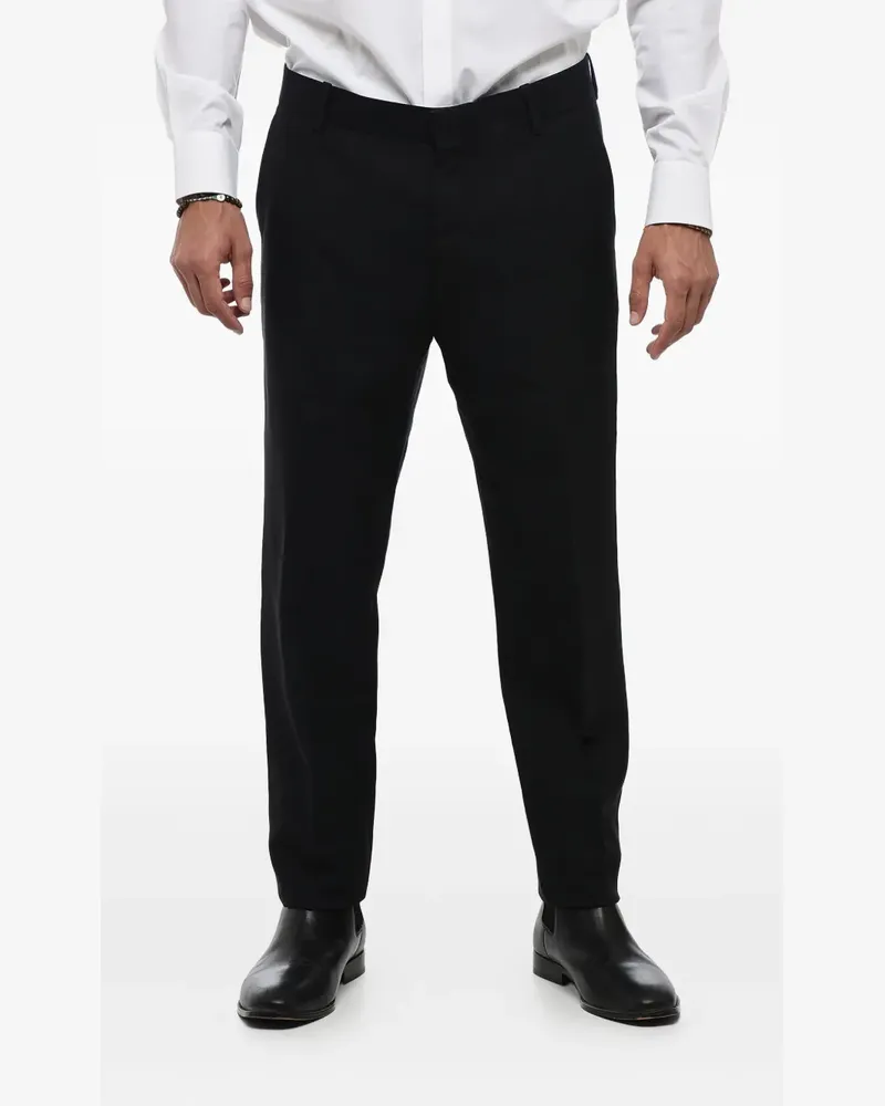 Alexander McQueen Klassische Tapered-Hose - Schwarz Schwarz