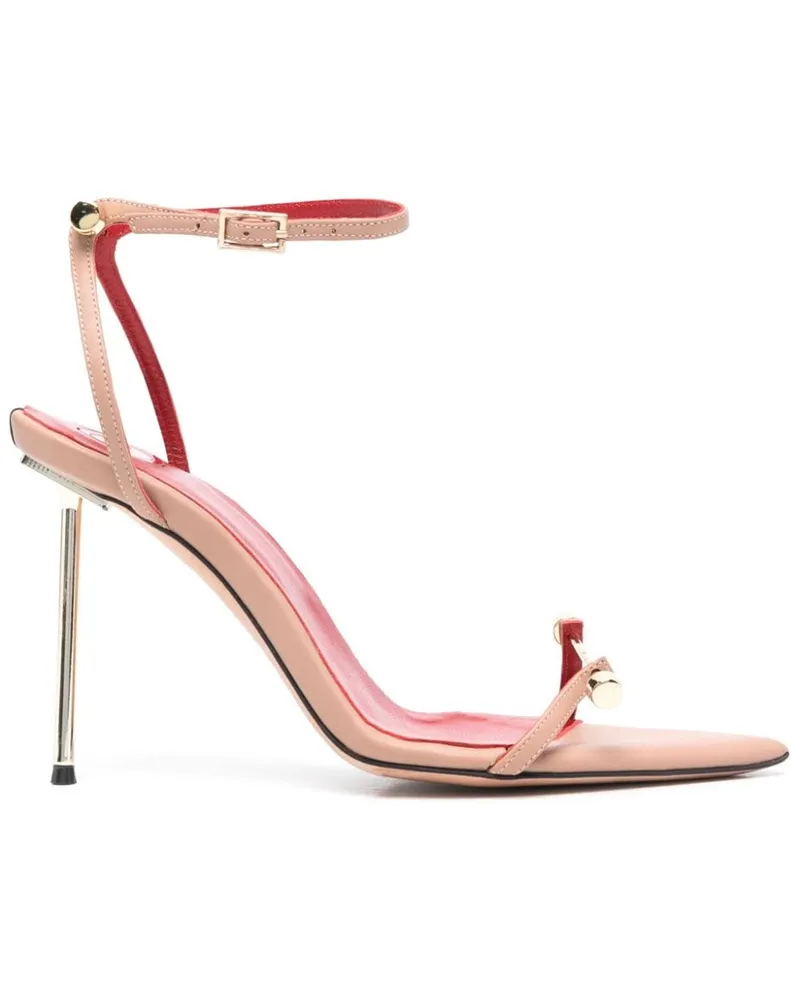 HARDOT Carnal Love Sandalen 100mm - Nude Nude