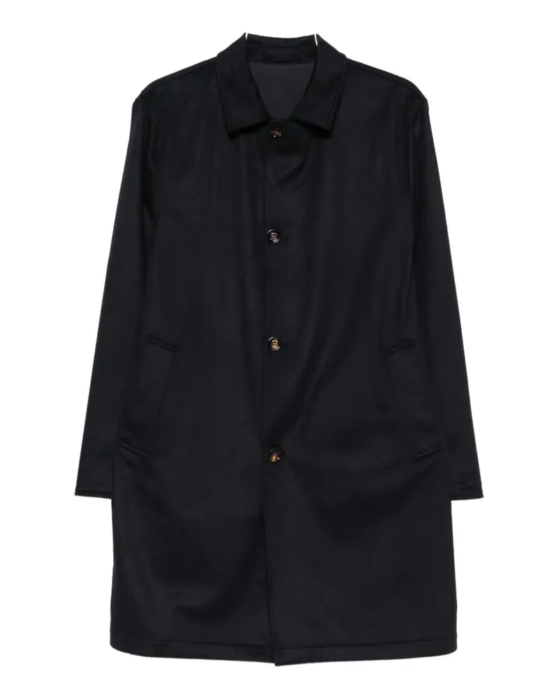 KIRED cashmere button-down coat - Blau Blau