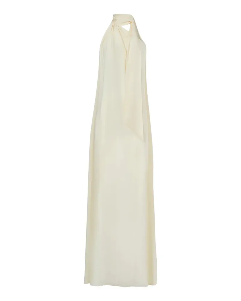 Taller Marmo Astor halterneck tie-fastening maxi dress - Nude Nude