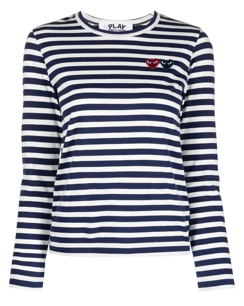 Comme des Garçons T-Shirt mit Logo - Blau Blau