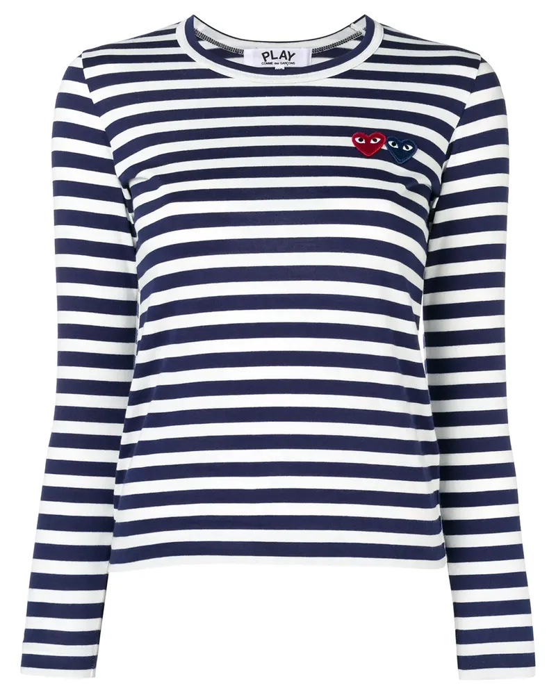 Comme des Garçons T-Shirt mit Logo - Blau Blau