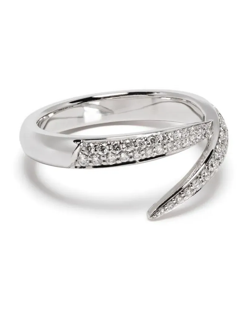 Shaun Leane 18kt Weißgoldring mit Diamanten - Silber Silber