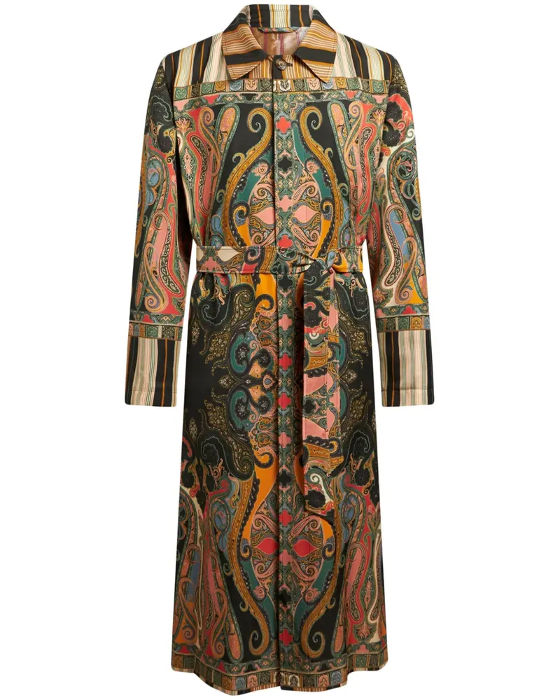 Etro Mantel mit Blumen-Paisleymuster - Nude Nude