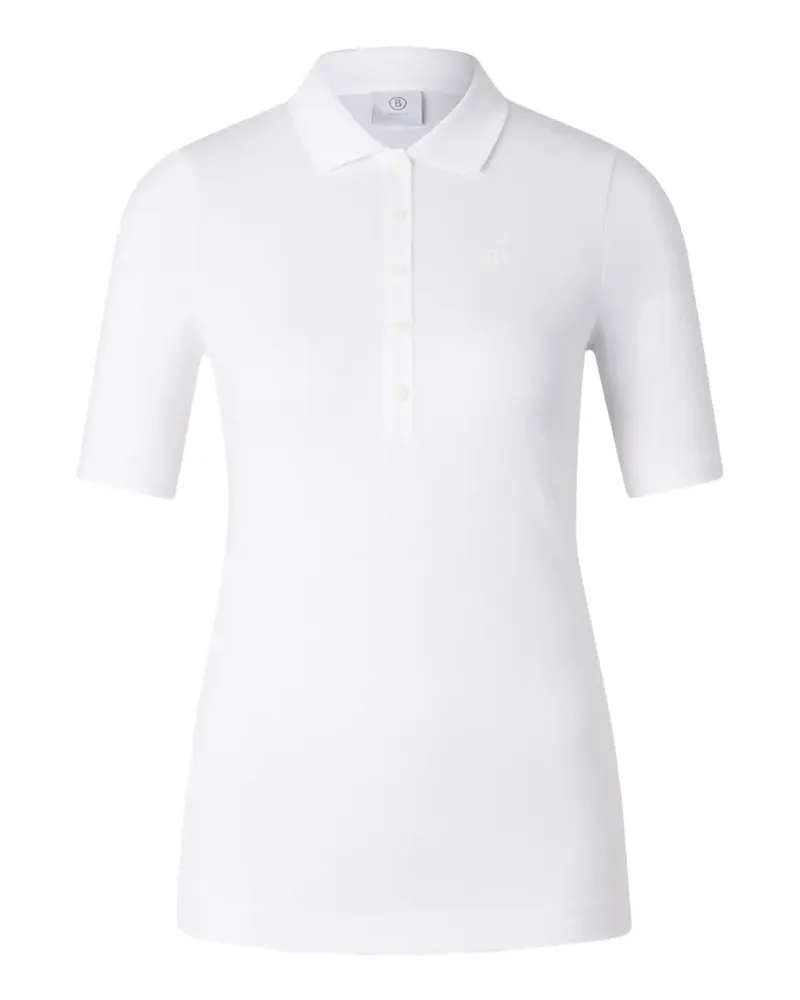 Bogner Malika Poloshirt mit Logo-Print - Weiß Weiß