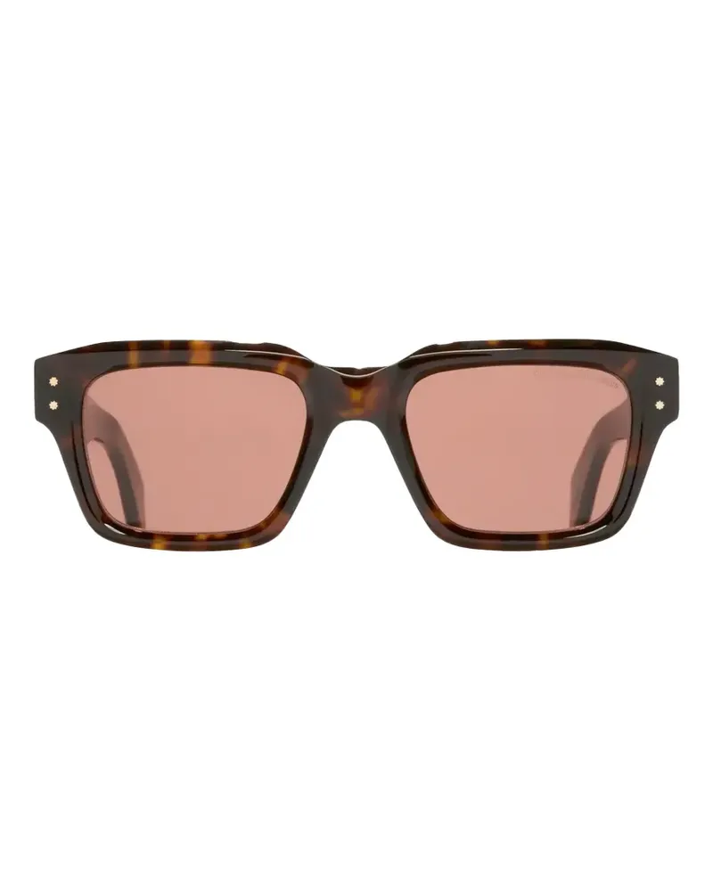 Cutler and Gross havana square-frame sunglasses - Braun Braun