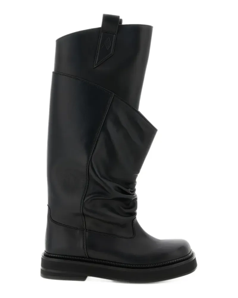 ATTICO Robin Passeggiata Overknee-Boots - Schwarz Schwarz