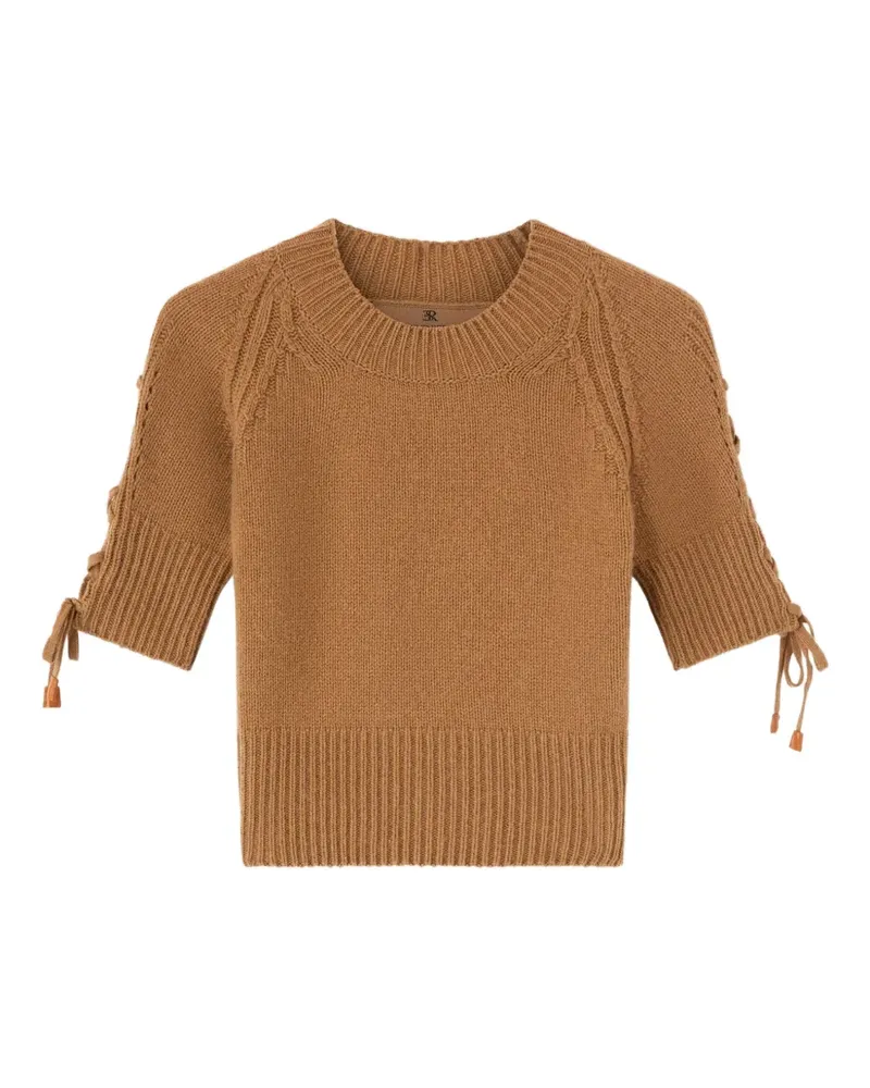 Ermanno Scervino T-Shirt aus Kaschmir - Braun Braun