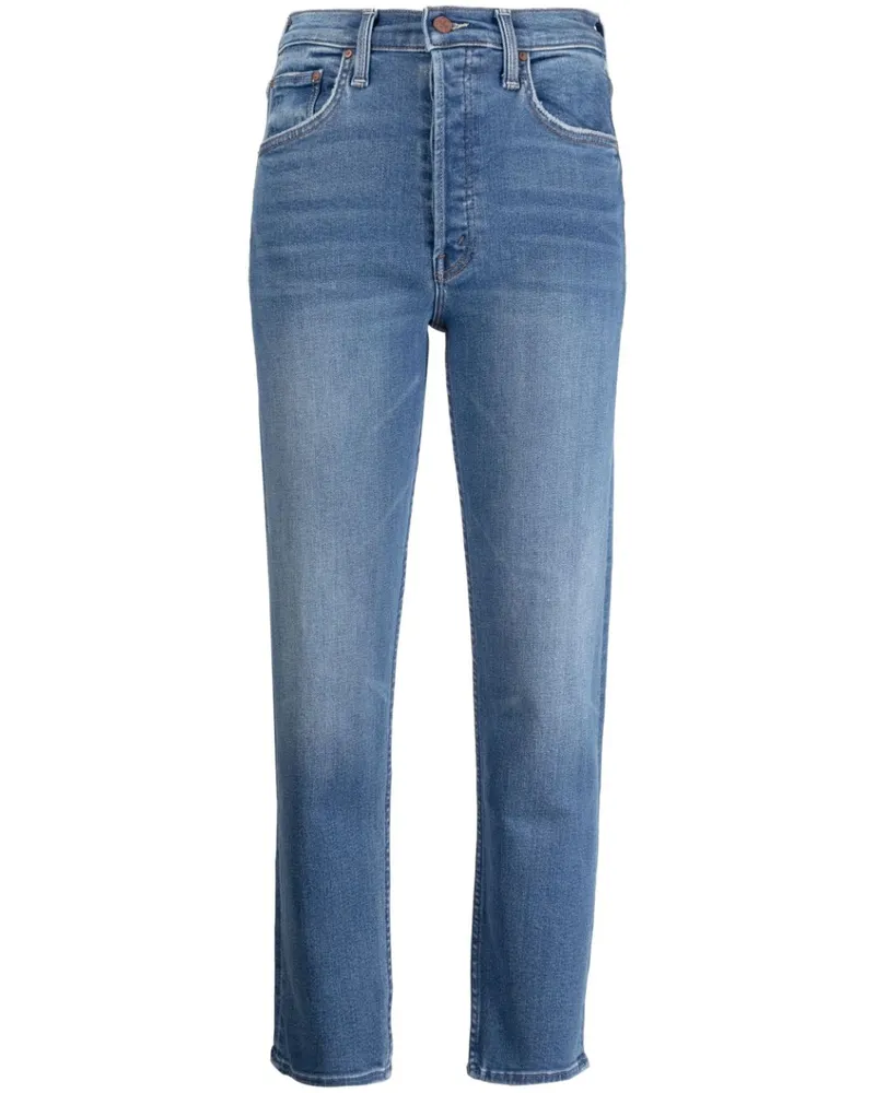 Mother Cropped-Jeans - Blau Blau