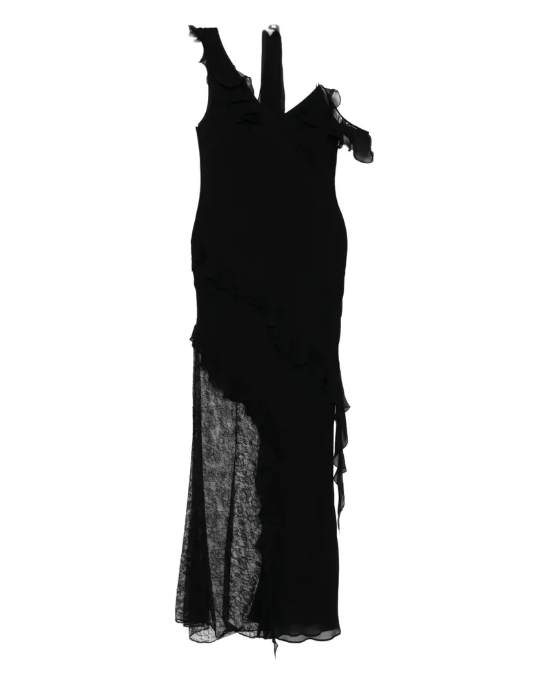 De La Vali Leste Maxikleid - Schwarz Schwarz