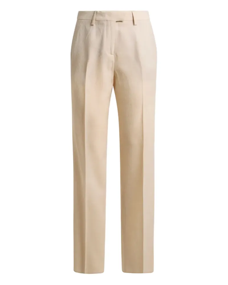 Etro straight-leg jacquard trousers - Nude Nude