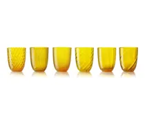 Idra 6er-Set Wassergläser - Gelb