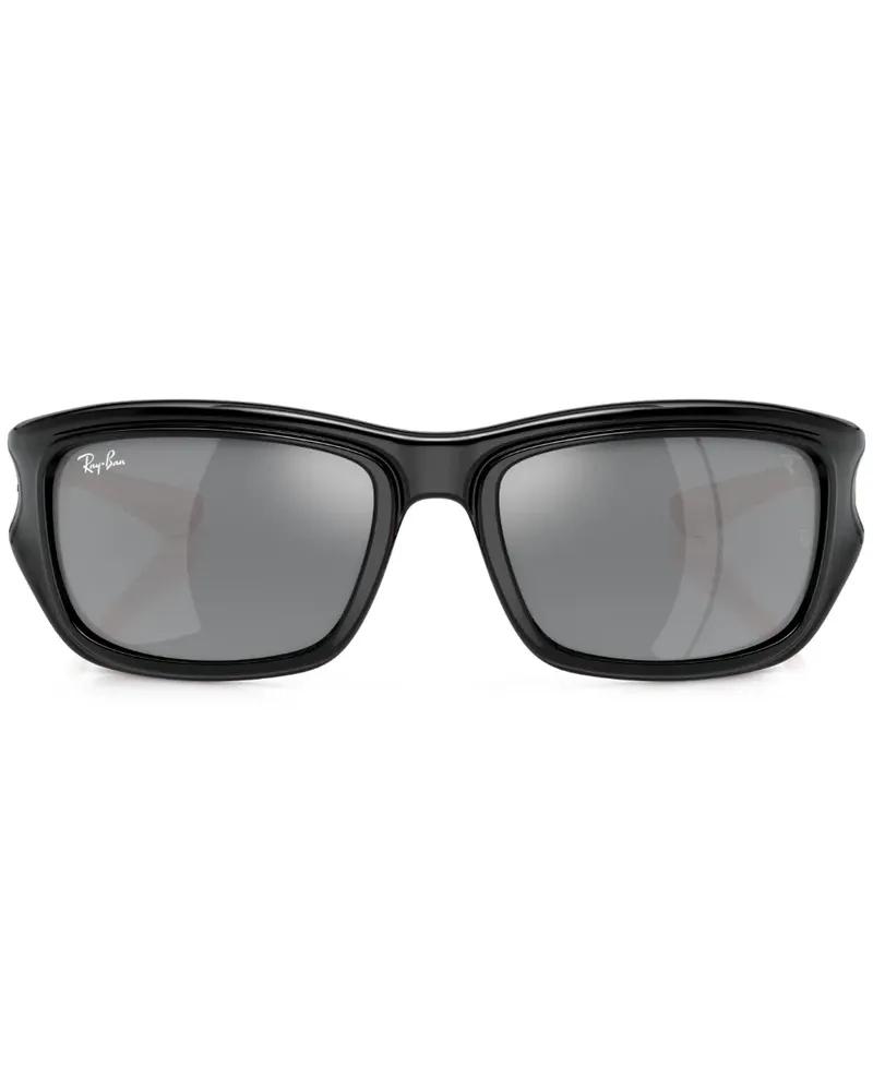 Ray Ban Sonnenbrille mit Farbverlaufgläsern - Schwarz Schwarz
