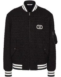 Valentino Garavani VLogo Signature Bomberjacke Schwarz