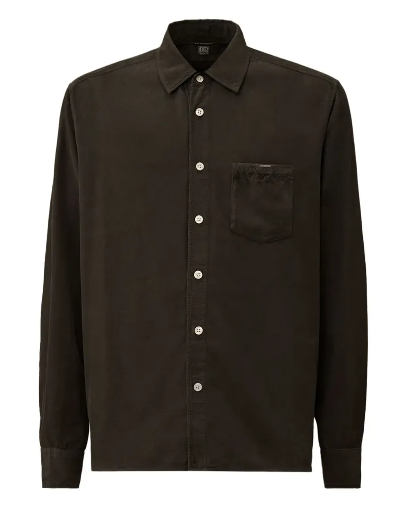 C.P. Company 2000 stripes corduroy shirt - Grau Grau