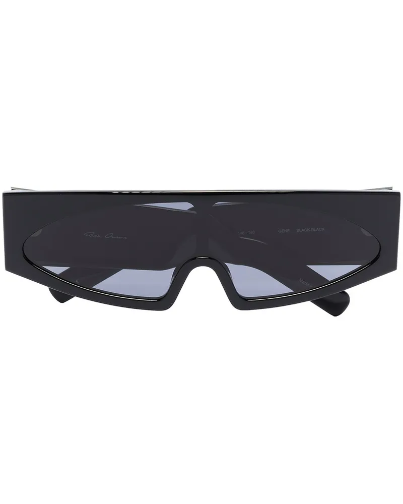 Rick Owens Tecuatl' Sonnenbrille - Schwarz Schwarz
