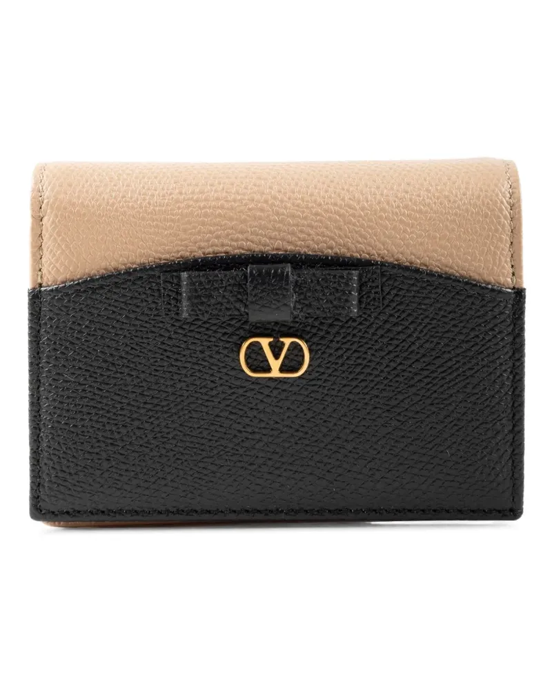 Valentino Garavani VLogo Signature Portemonnaie mit Schleife - Schwarz Schwarz