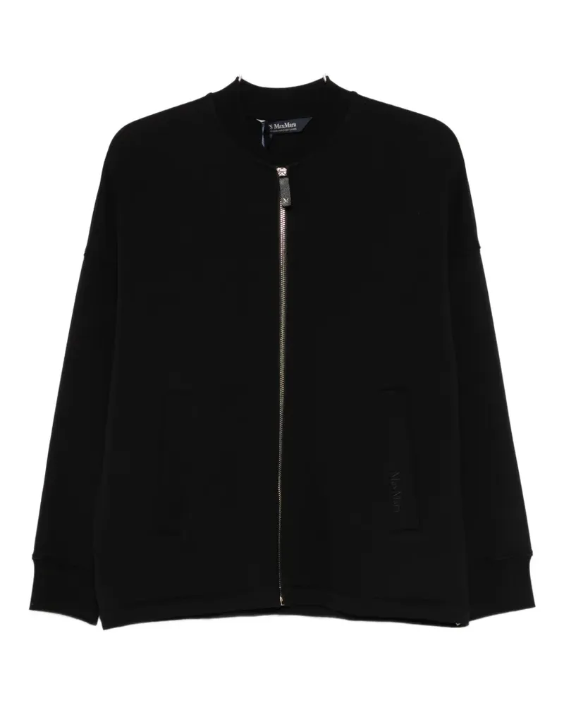 Max Mara Smmradioso zip-up bomber jacket - Schwarz Schwarz