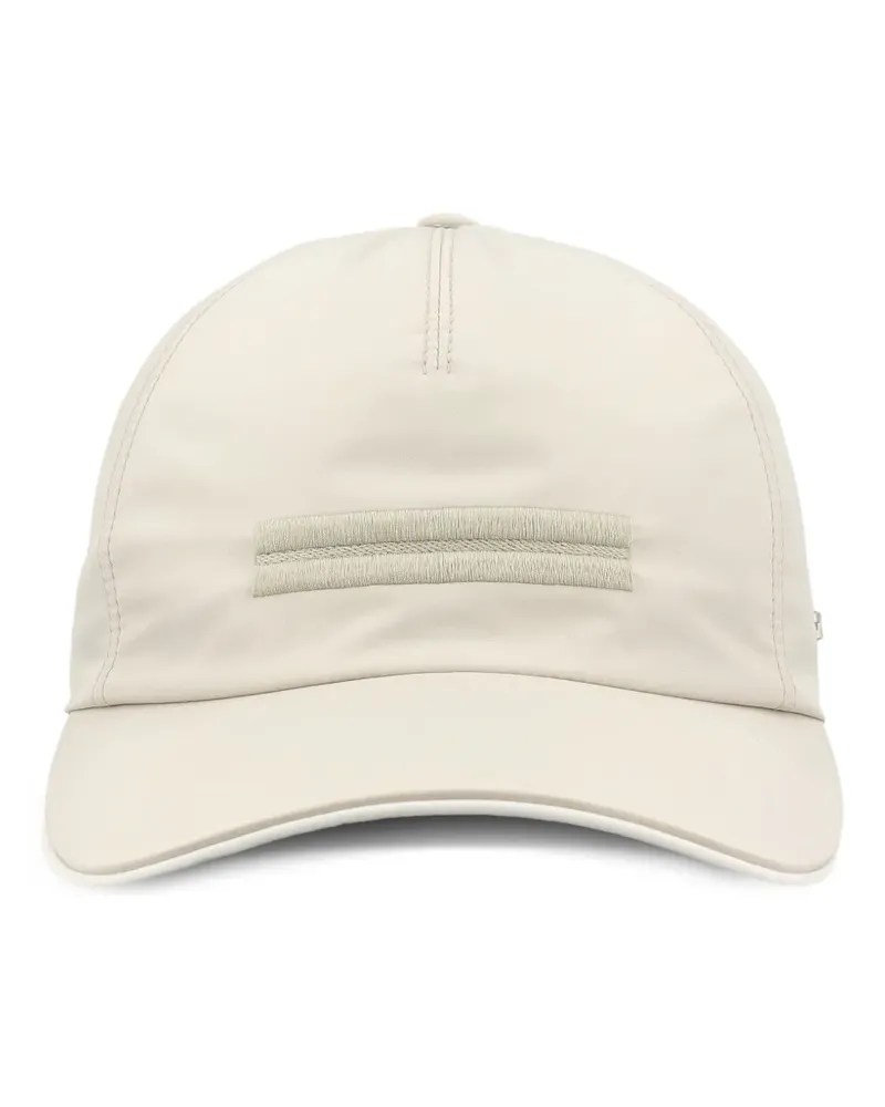 Ermenegildo Zegna logo baseball cap - Nude Nude