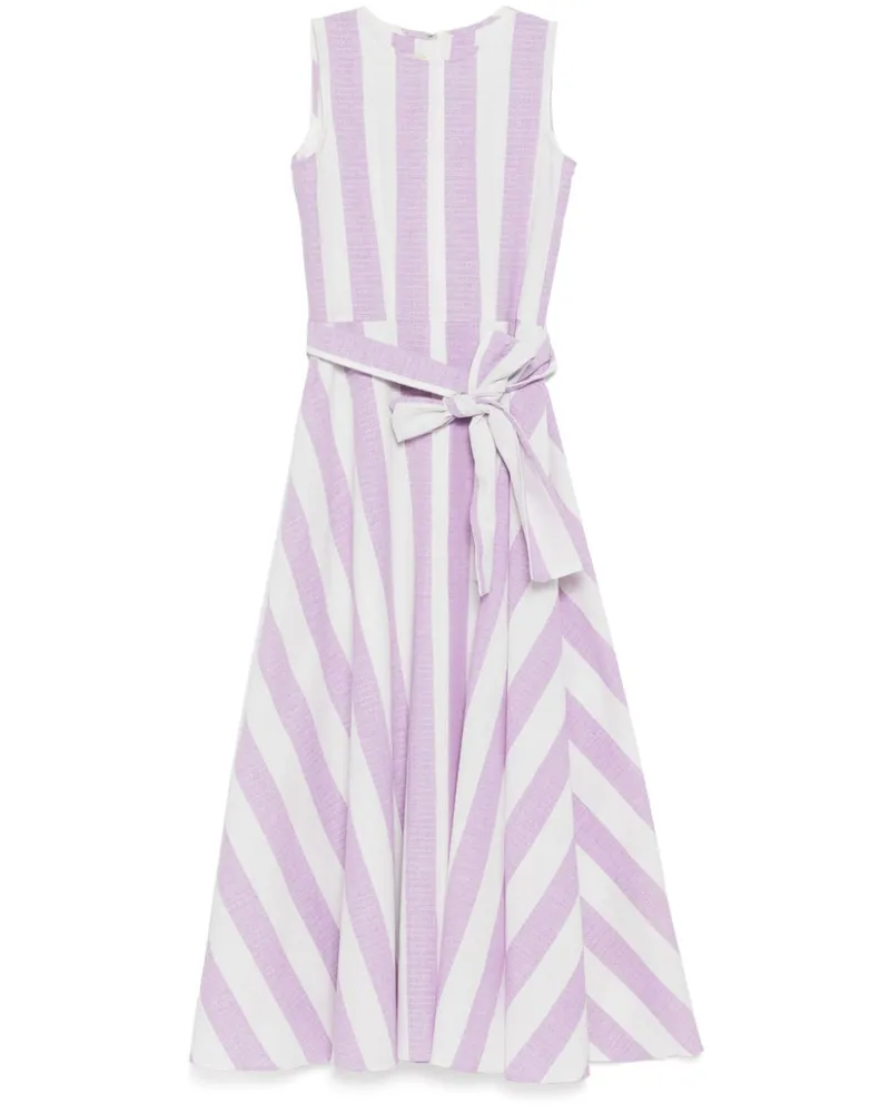 Bambah Gestreiftes Kleid - Violett Violett