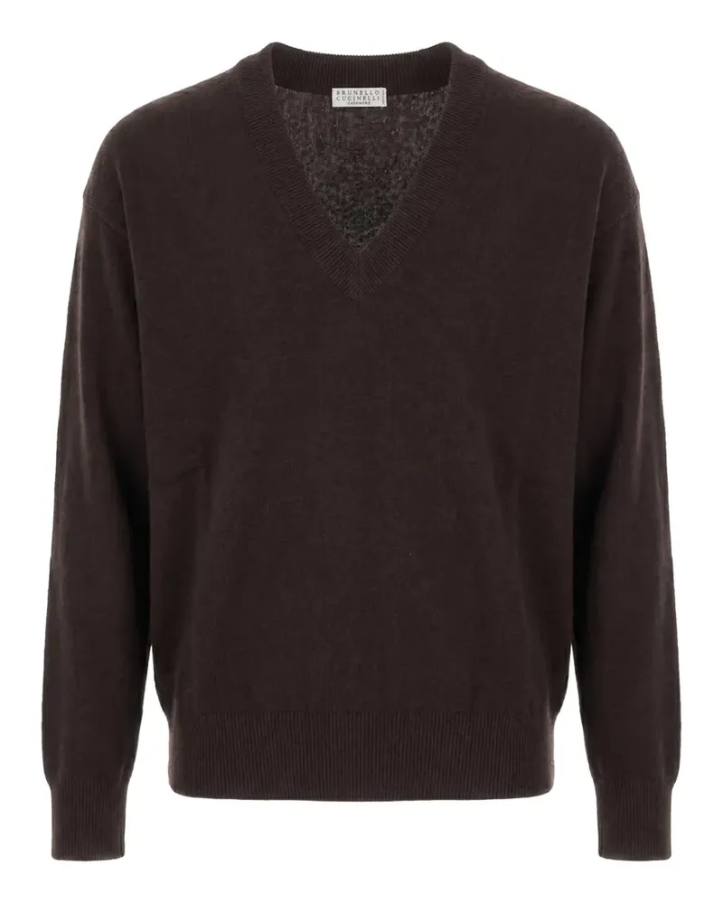 Brunello Cucinelli V-neck sweater - Braun Braun