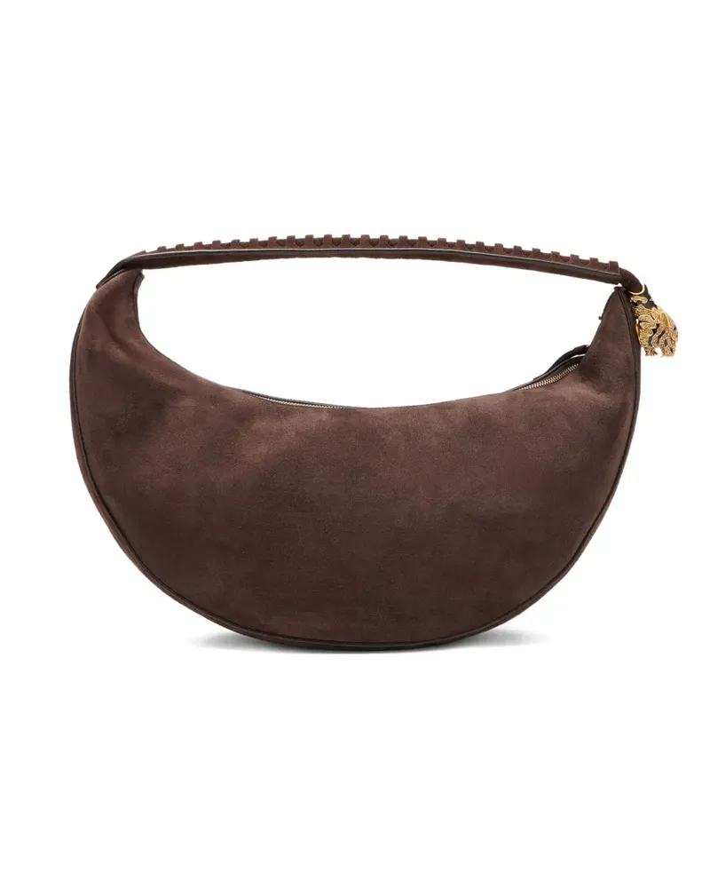 Roberto Cavalli Roar Tote Bag aus Wildleder - Braun Braun