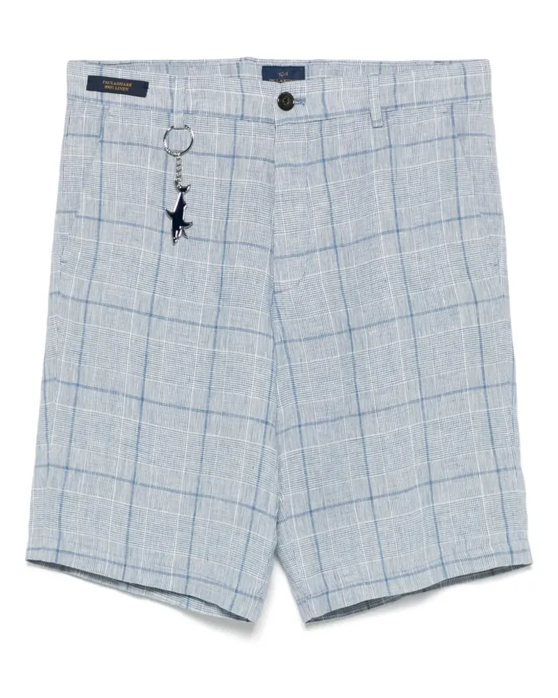 Paul & Shark Shorts aus Leinen - Blau Blau