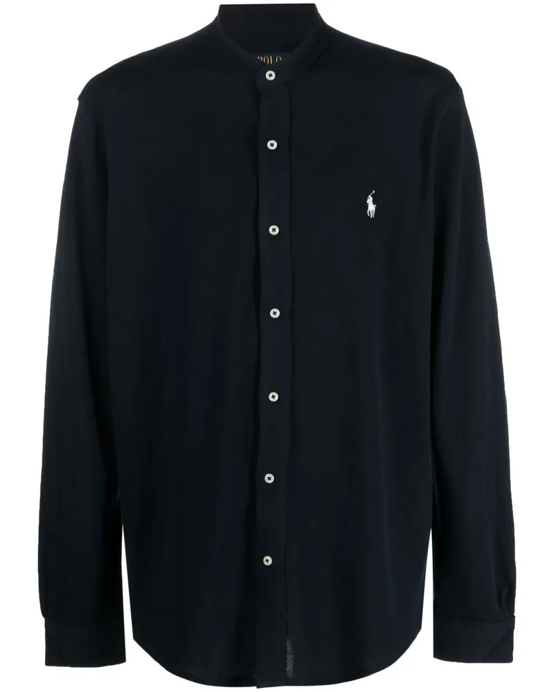 Ralph Lauren Hemd mit Logo-Stickerei - Blau Blau