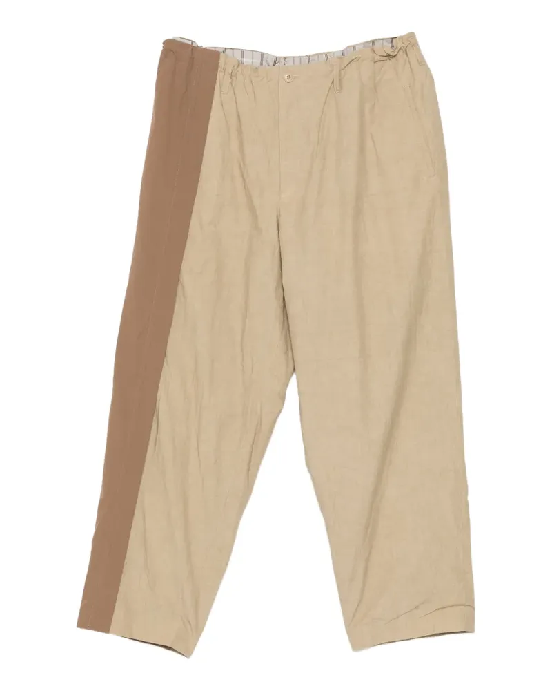 Yohji Yamamoto Hose mit Colour-Patch - Nude Nude