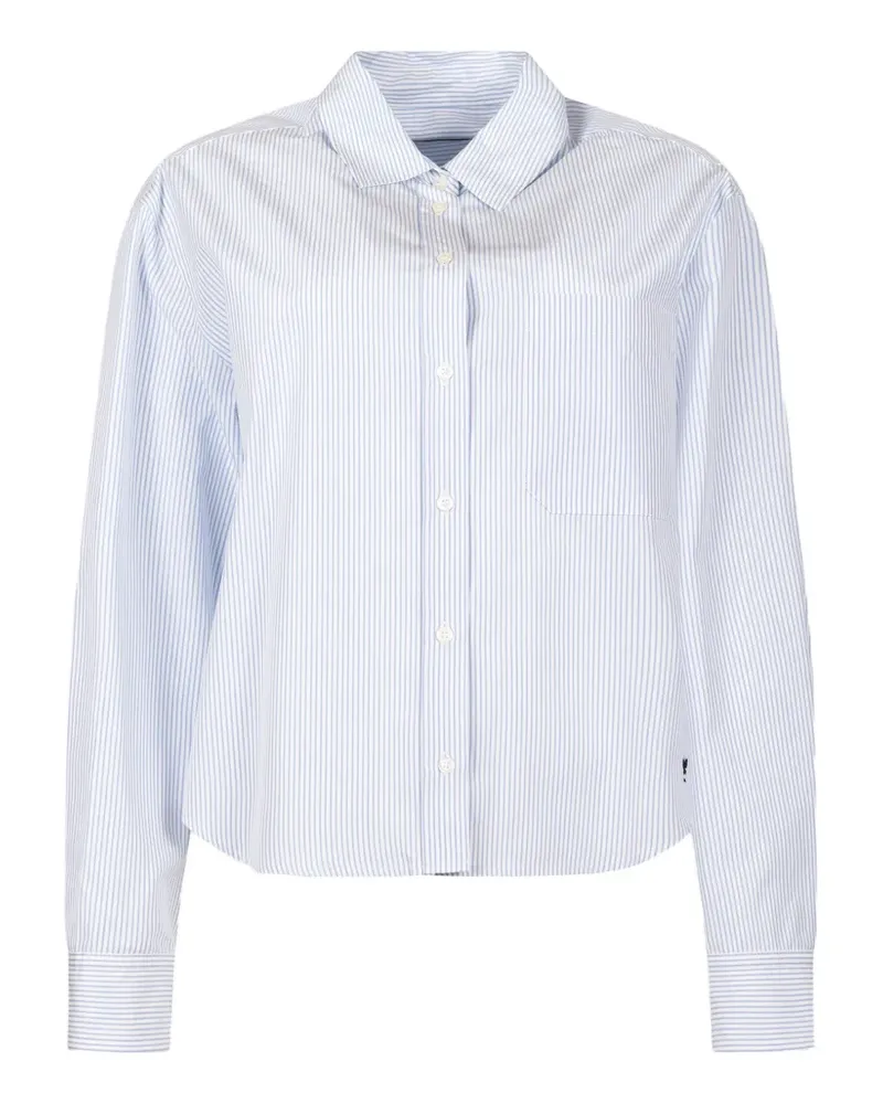 Max Mara striped cotton shirt - Weiß Weiß