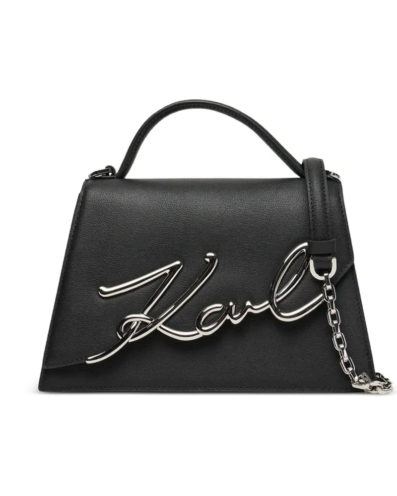 Karl Lagerfeld Mittelgroße K/Signature Umhängetasche - Schwarz Schwarz