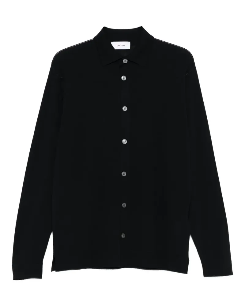 LARDINI Klassisches Hemd - Schwarz Schwarz