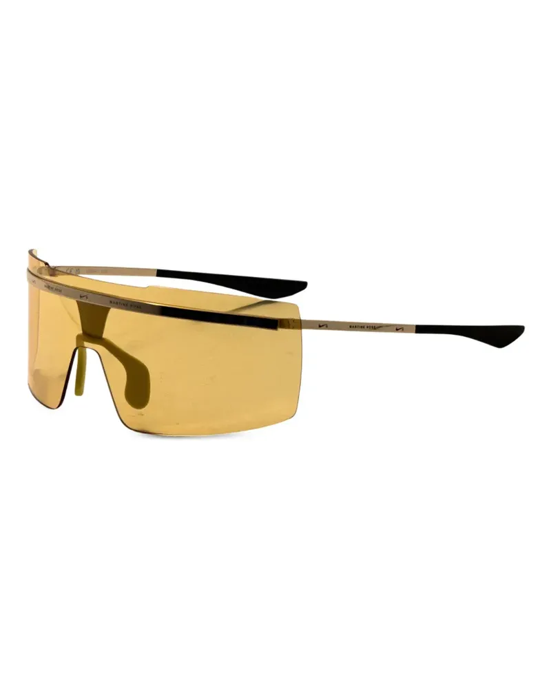 Nike x Martine Rose Echo Shield Sonnenbrille - Gold Gold