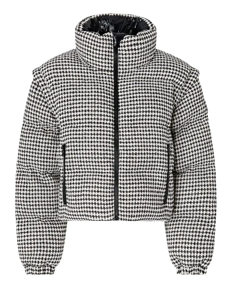 Pinko Jacke mit Hahnentrittmuster - Schwarz Schwarz