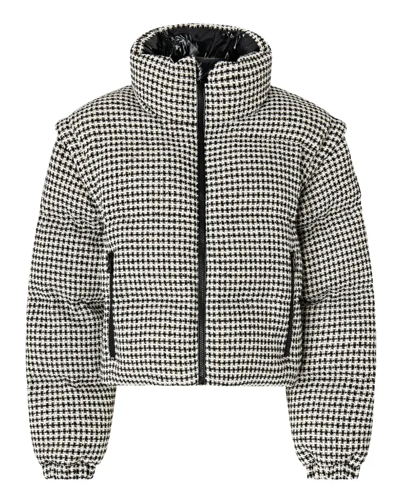 Pinko Jacke mit Hahnentrittmuster - Schwarz Schwarz