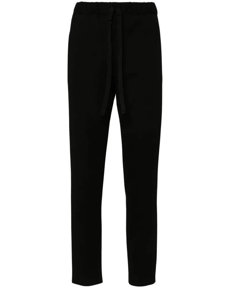 Semicouture Klassische Tapered-Hose - Schwarz Schwarz