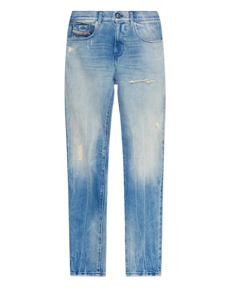 Diesel 2019 D-Strukt distressed-effect jeans - Blau Blau