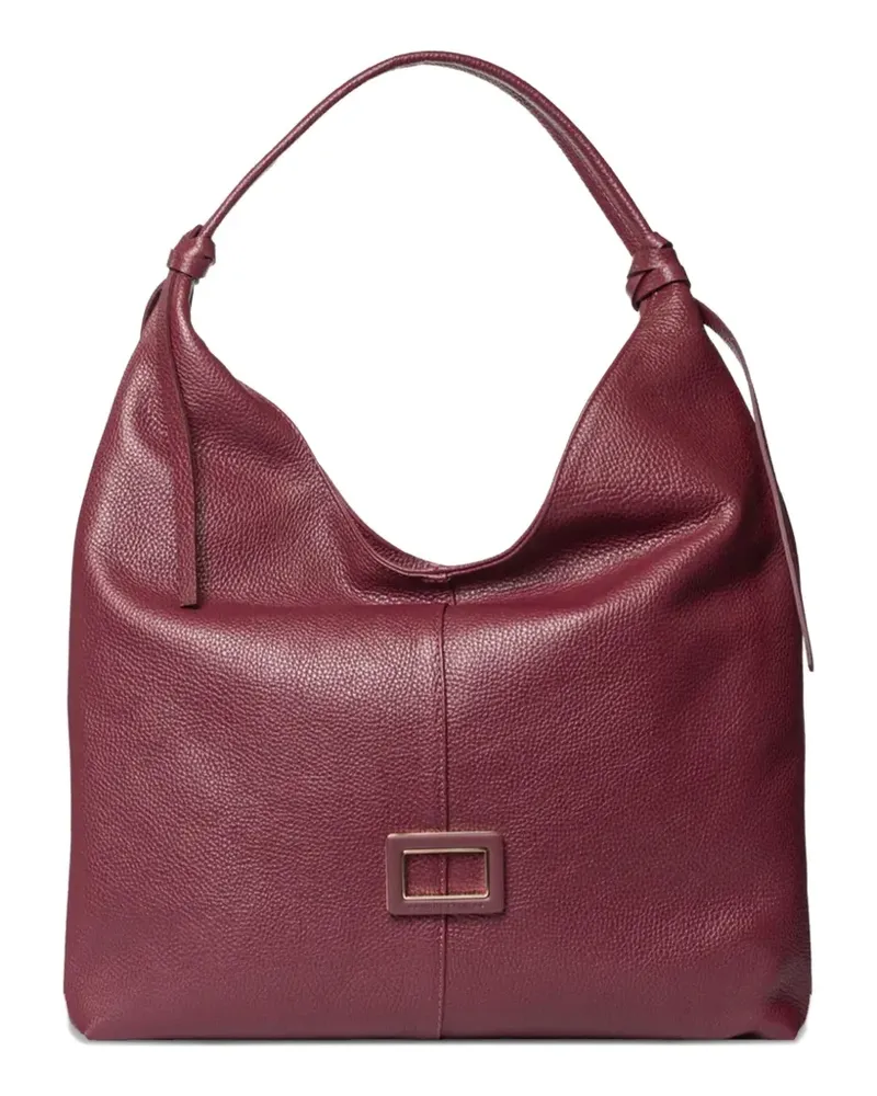 MARC ELLIS knotted handle detail clutch bag - Rot Rot