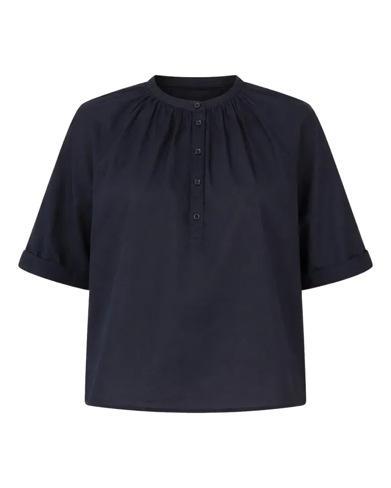 Officine Generale Geraffte Bluse - Blau Blau
